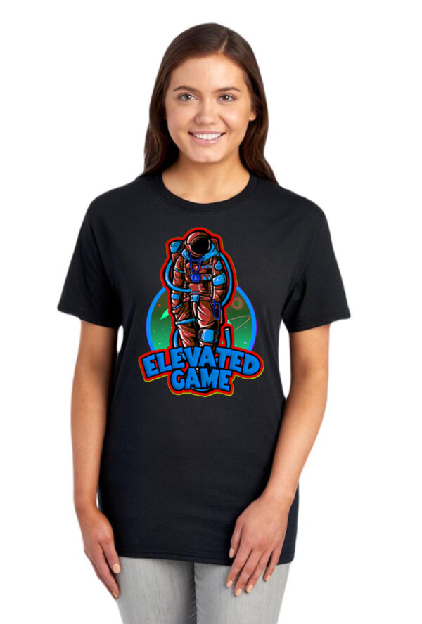 ELEVATED SPACEMAN BLACK T SHIRT - Image 2