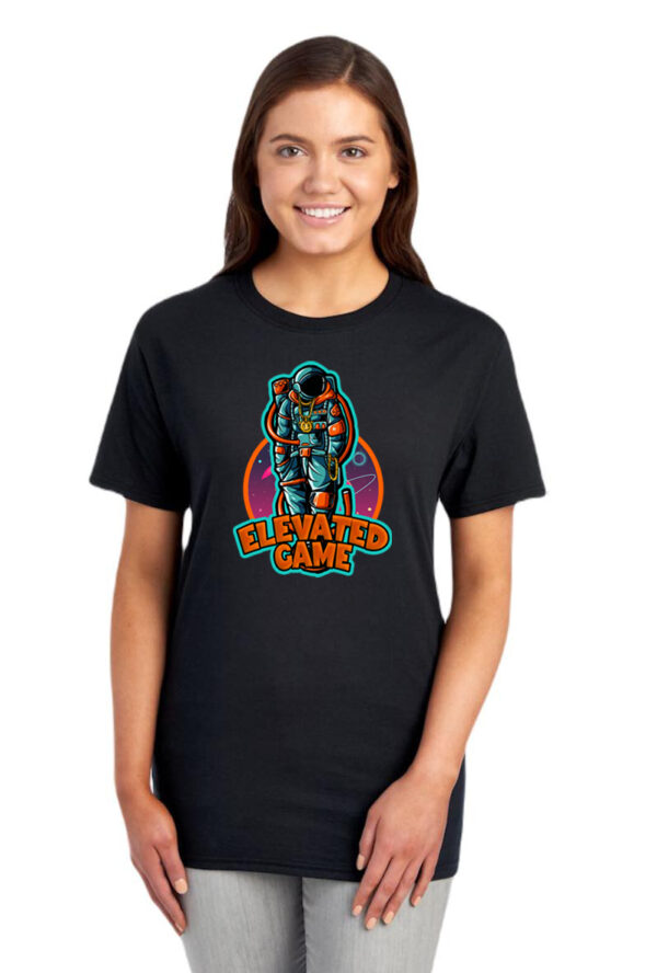 ELEVATED SPACEMAN BLACK T SHIRT - Image 3