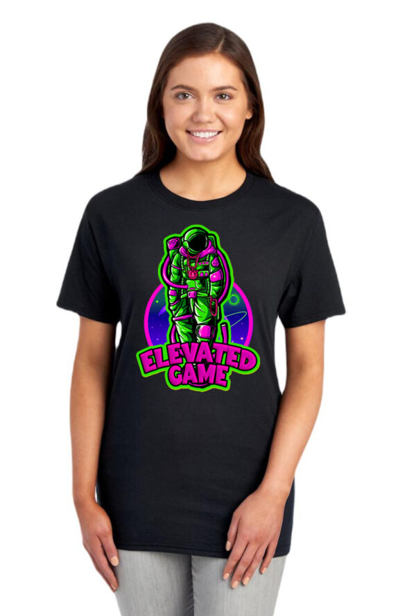 ELEVATED SPACEMAN BLACK T SHIRT - Image 4