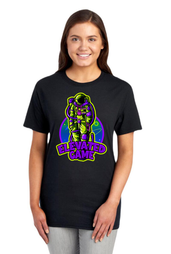 ELEVATED SPACEMAN BLACK T SHIRT