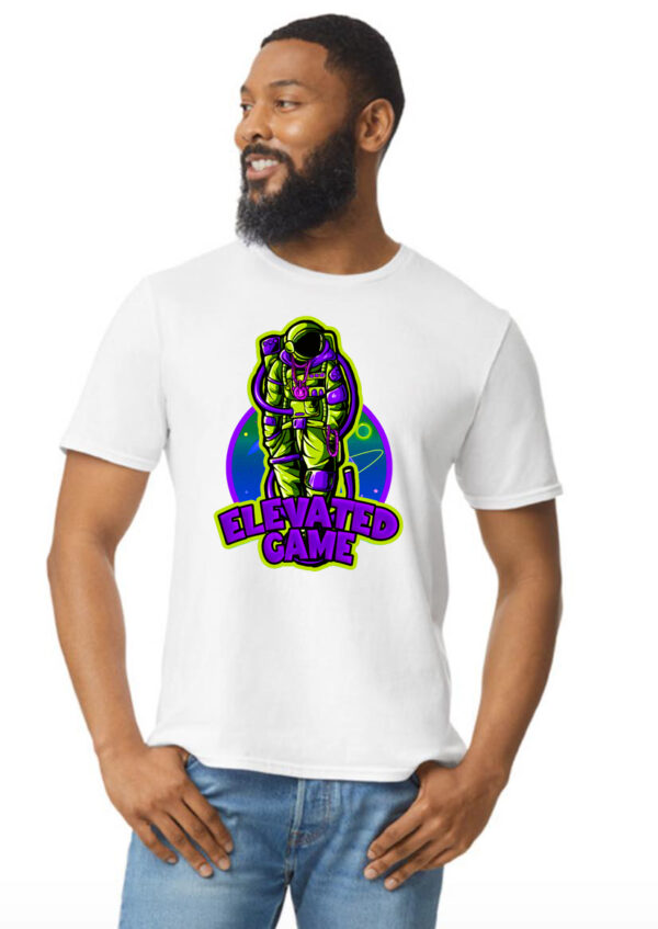 ELEVATED SPACEMAN  WHITE T SHIRT